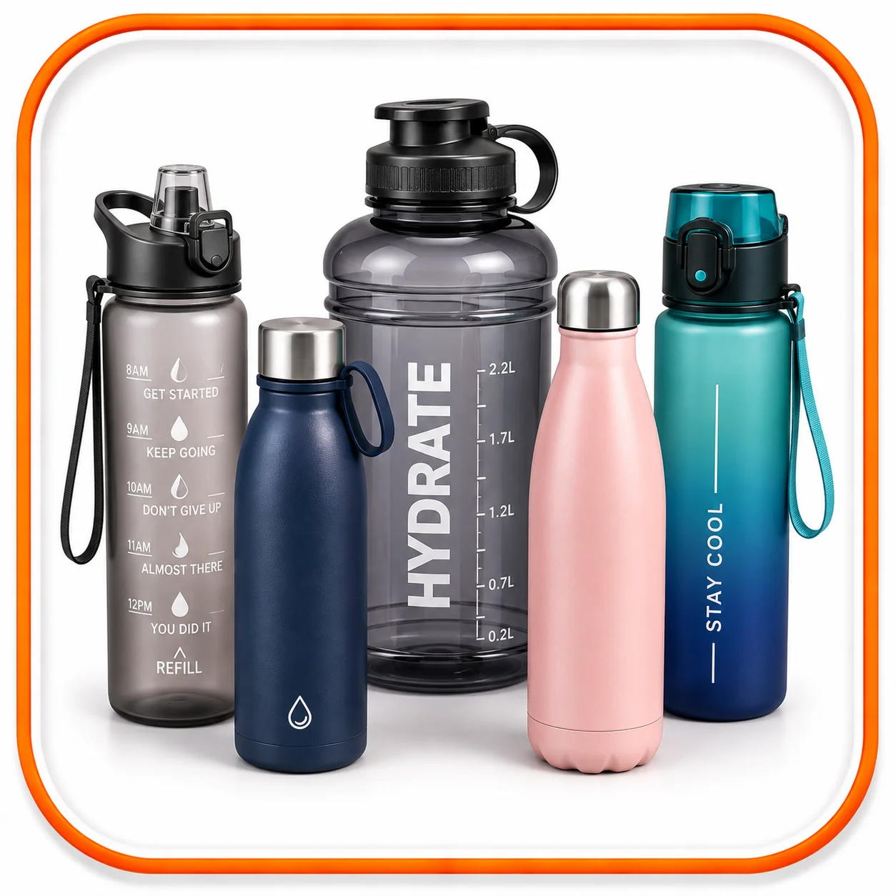 WATER BOTTLES